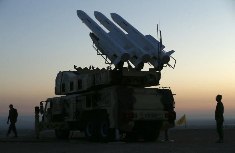 Iran holds military drills as tensions rise with US (photo credit: REUTERS)
