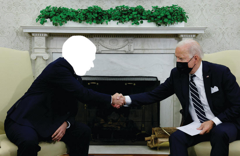  US PRESIDENT Joe Biden will be meeting with an Israeli prime minister next month. Who will it be? (photo credit: JONATHAN ERNST/REUTERS)